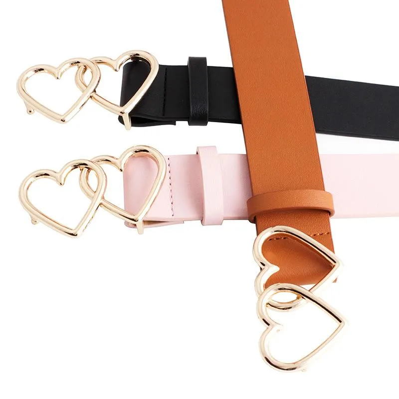 Hearts Design Buckle Belt