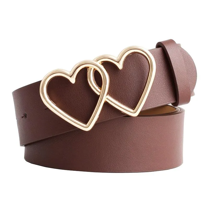 Hearts Design Buckle Belt
