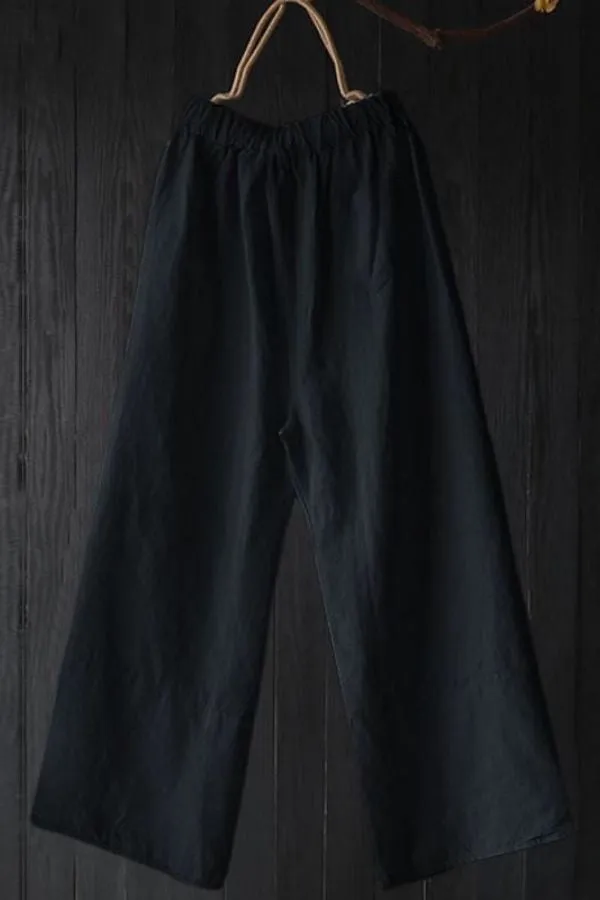 High Waist Loose Irregular Casual Pants