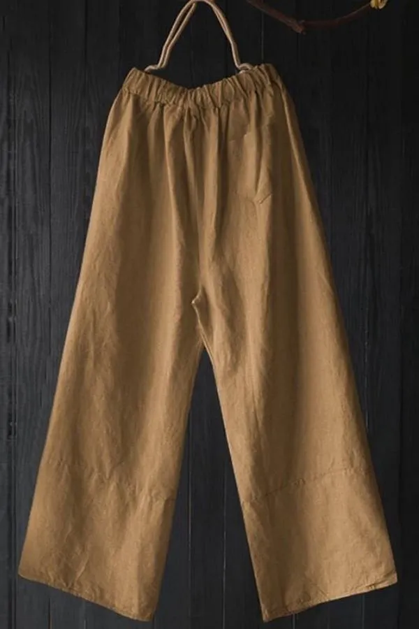High Waist Loose Irregular Casual Pants
