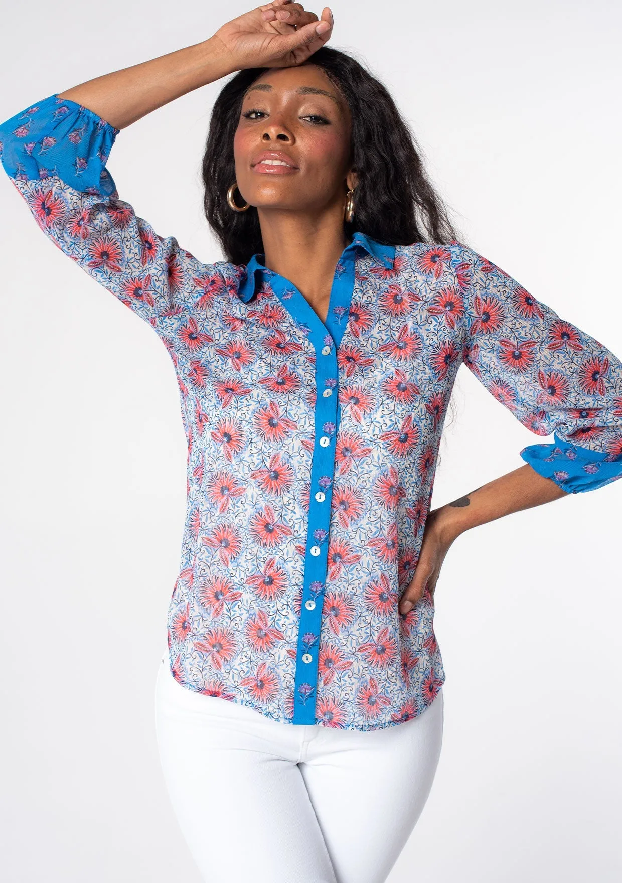 In The Groove Button Up Top