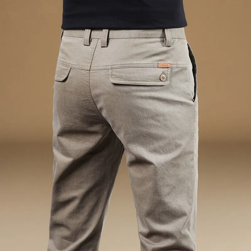 INSTOCK- New casual pants men's loose straight trouser