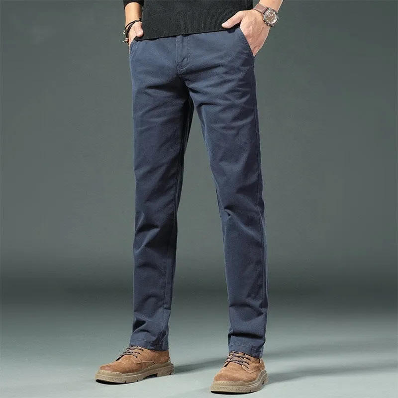 INSTOCK- New casual pants men's loose straight trouser