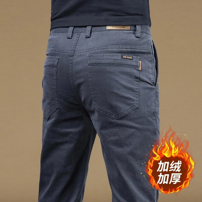 INSTOCK- New casual pants men's loose straight trouser