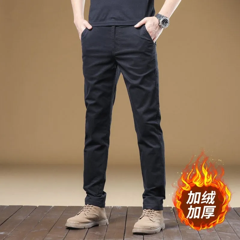INSTOCK- New casual pants men's loose straight trouser