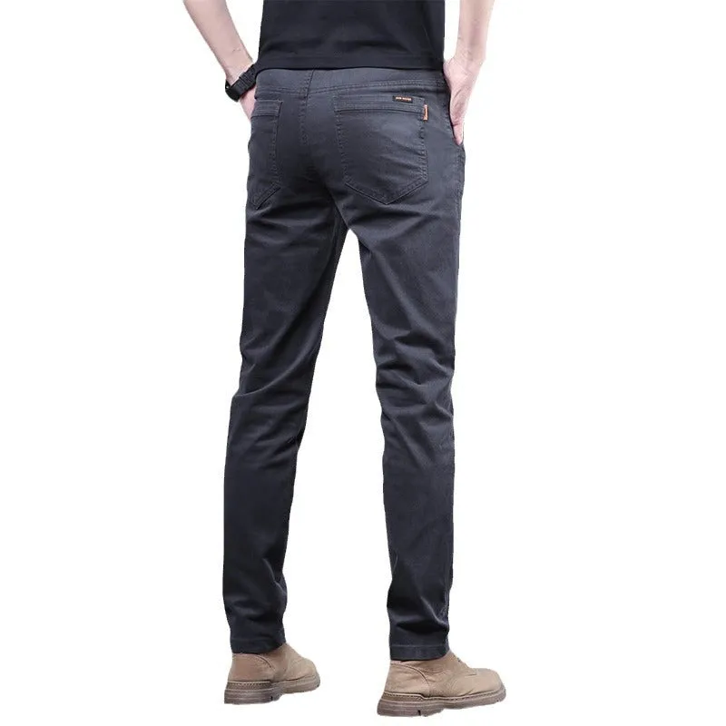 INSTOCK- New casual pants men's loose straight trouser
