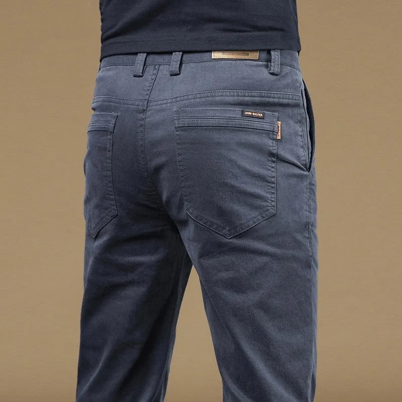 INSTOCK- New casual pants men's loose straight trouser