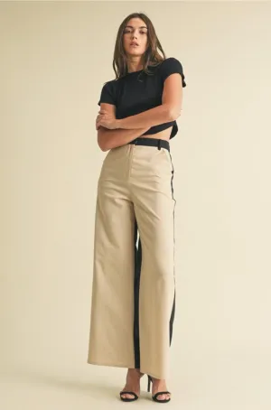 Jewel Color Block Pants