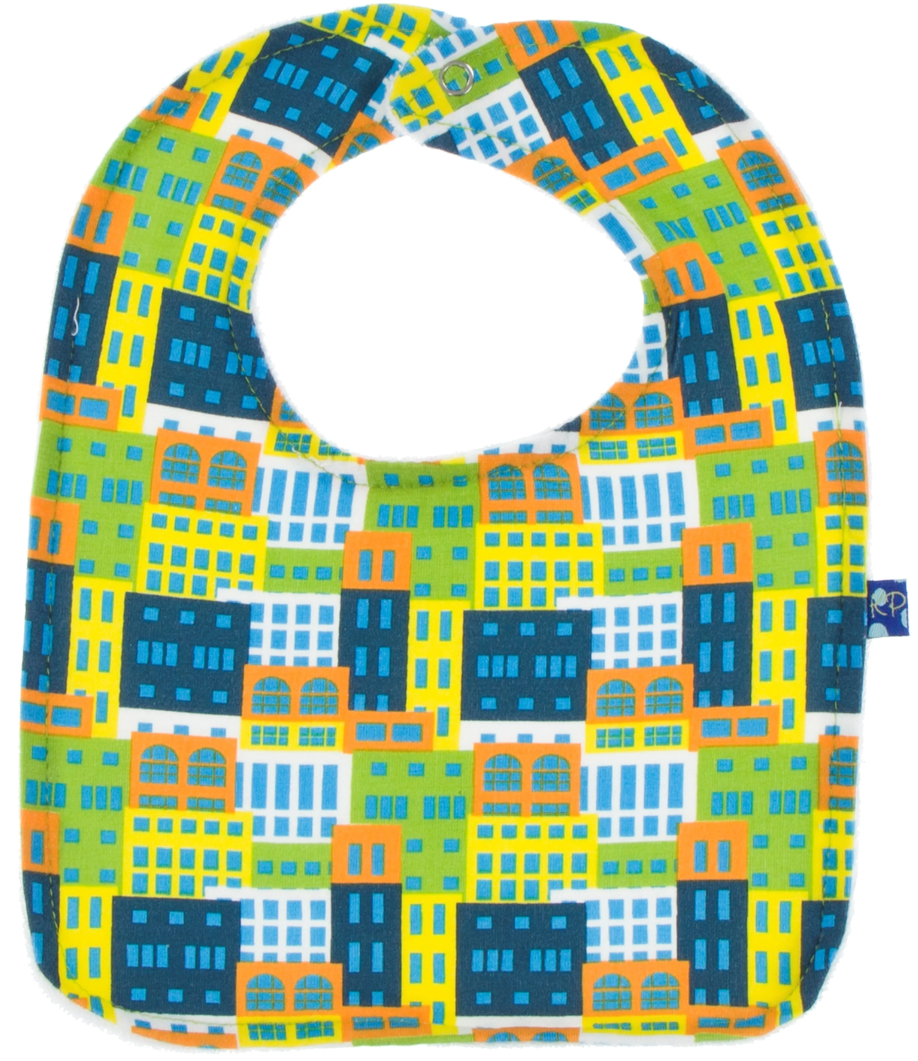 KicKee Pants Bib Set-Amazon Houses/Meadow Soccer/Tamarin Brazil Stripe