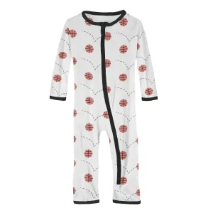 KicKee Pants Natural Basketball Coverall with Zipper