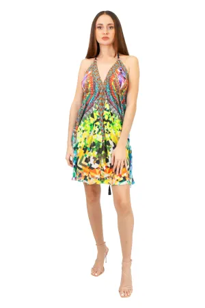 LD-15 Dress in Green Multi