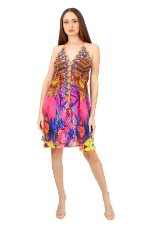 LD-15 Dress in Pink Multi