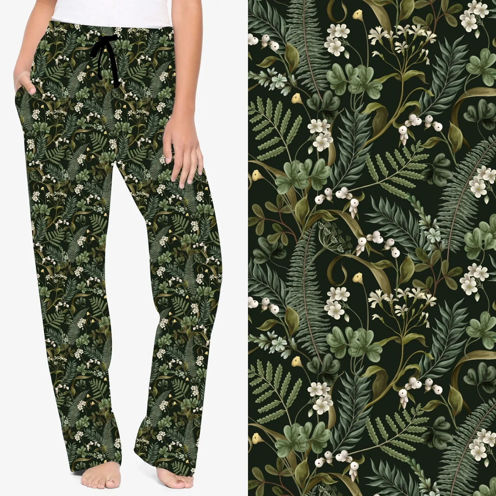 Leafy Luxury Lounge Pants