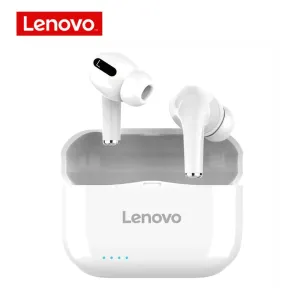 Lenovo Lp1s Bluetooth Sports Hifi Stereo Earbuds With Mic - White
