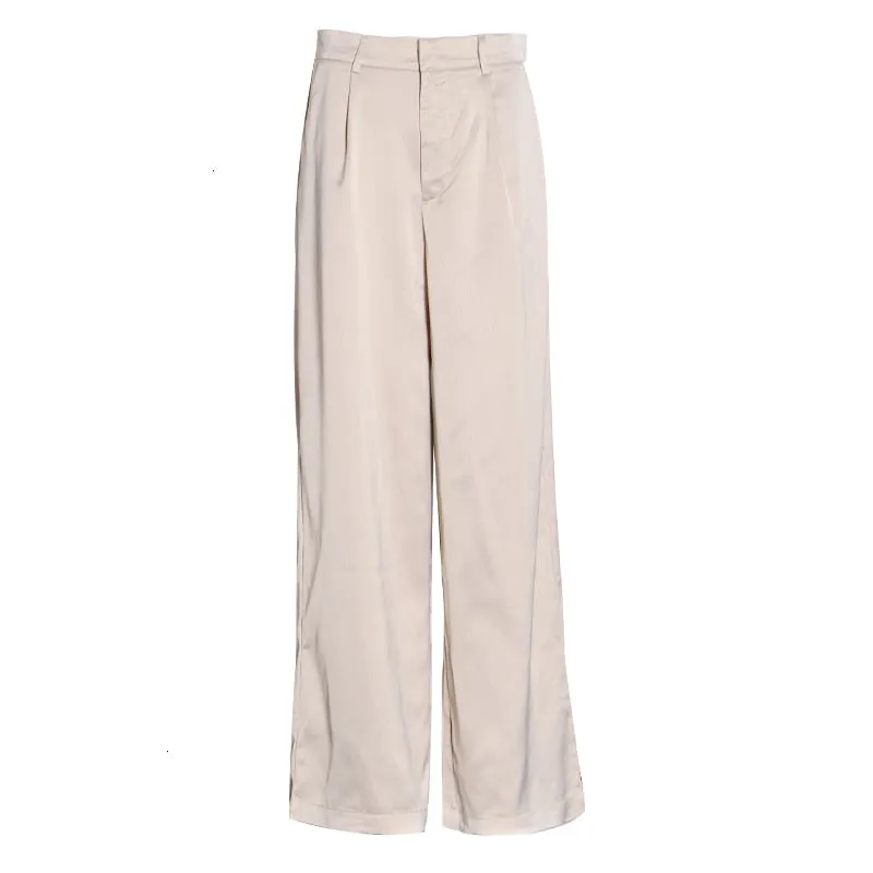 Loose Casual Trousers High Waist Maxi Wide Leg Pants