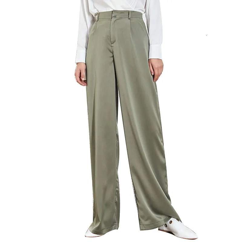Loose Casual Trousers High Waist Maxi Wide Leg Pants