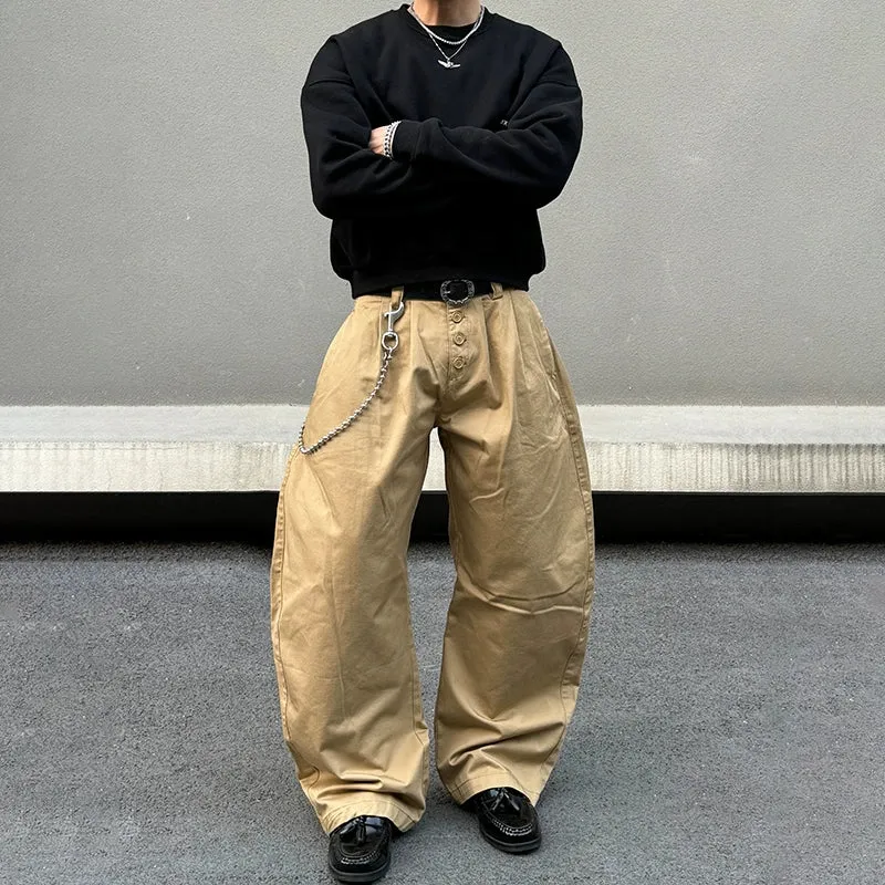 Loose Wide-Leg Casual Pants