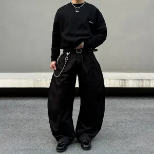 Loose Wide-Leg Casual Pants