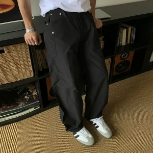 Loose Wide-Leg Casual Pants