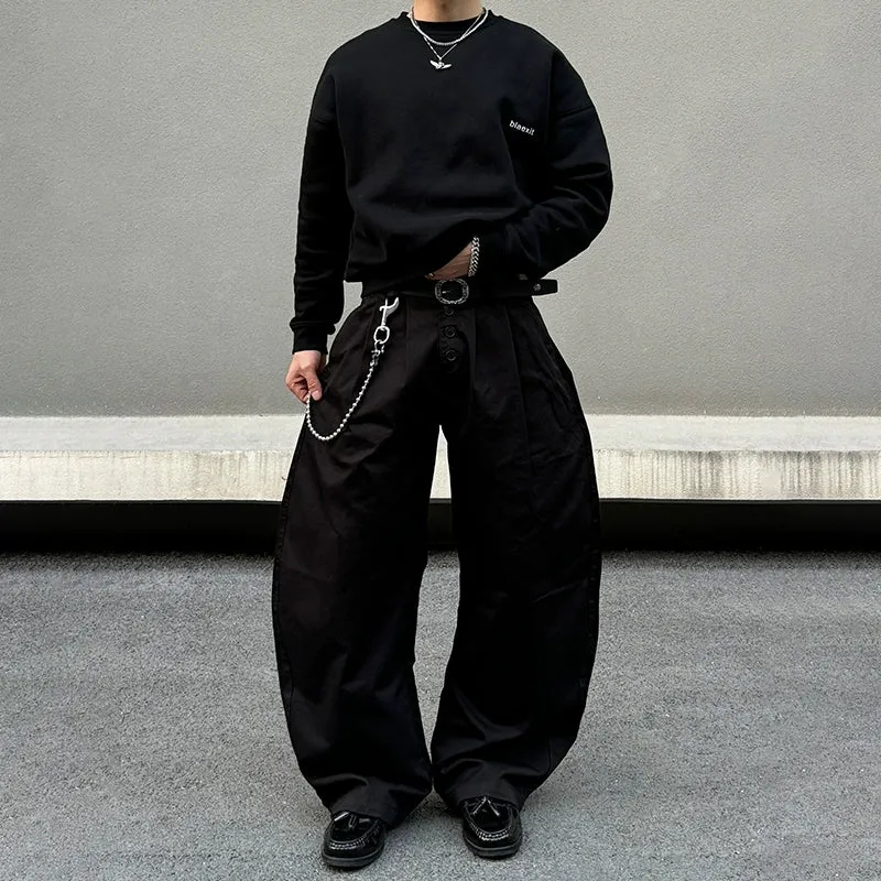 Loose Wide-Leg Casual Pants