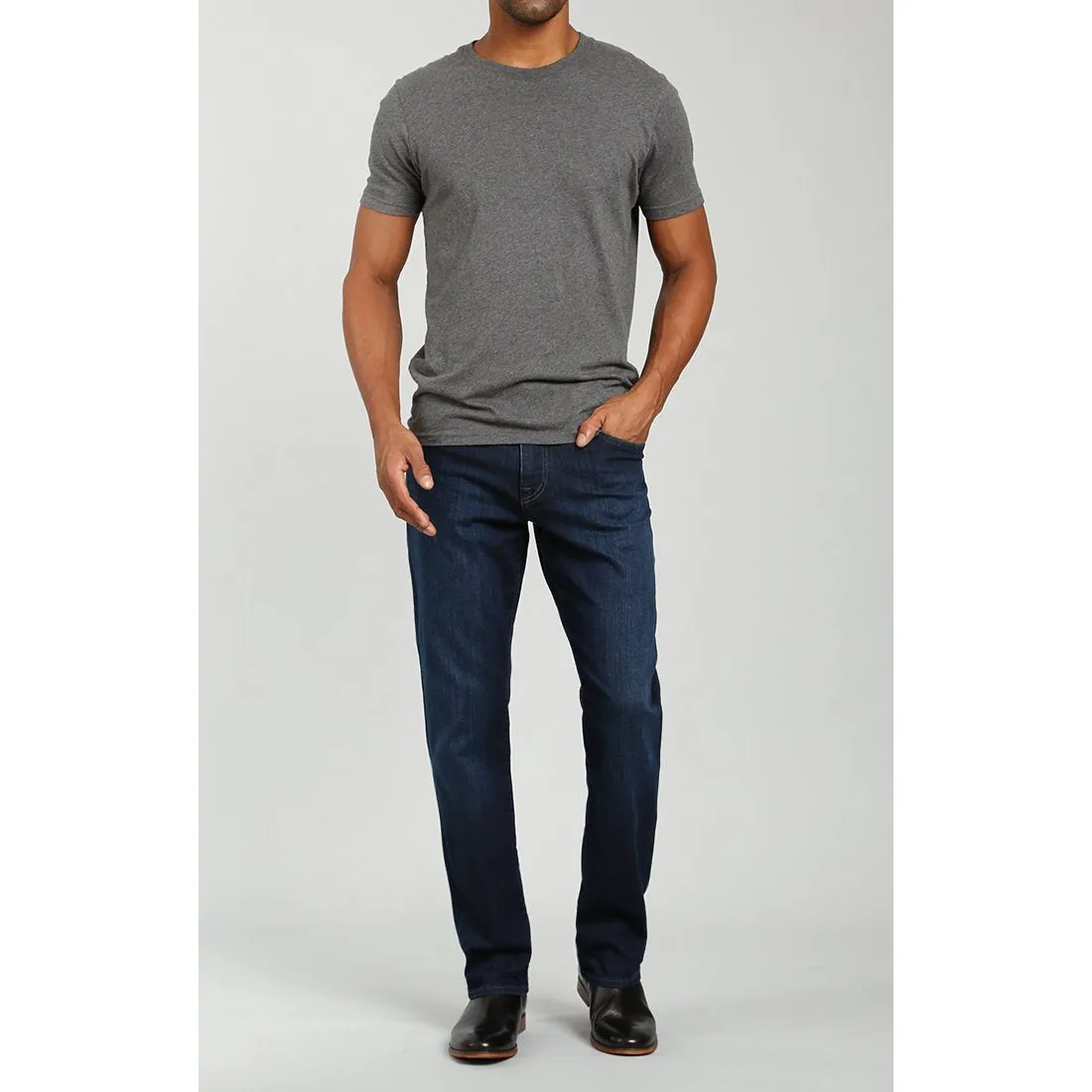 Mavi Men's Traditional Cut Matt Comfort Jean