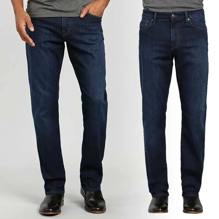 Mavi Men's Traditional Cut Matt Comfort Jean