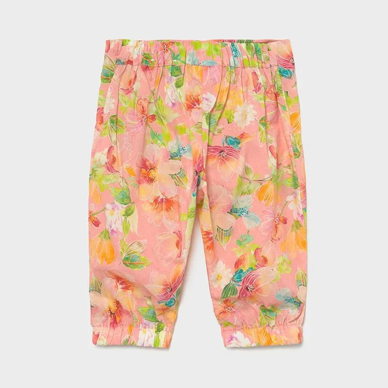 Mayoral Loose Pants Baby Girl - Flamingo