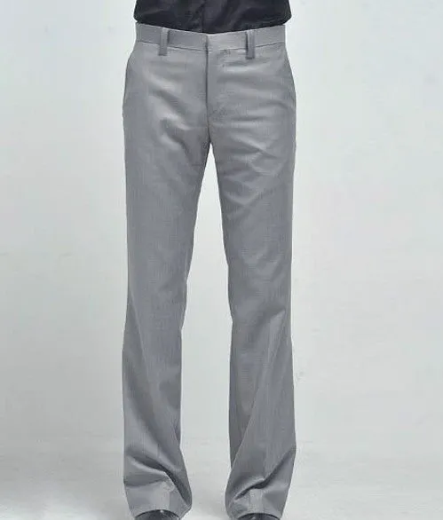 Men Dress Pants Male Slim Fit Dress Trousers Mens Fashion Brand Black Business Blazer