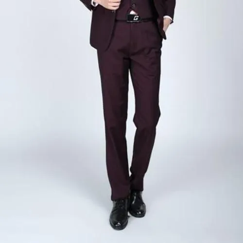 Men Dress Pants Male Slim Fit Dress Trousers Mens Fashion Brand Black Business Blazer