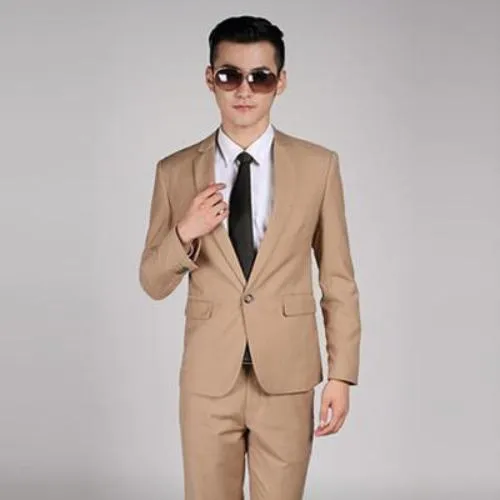 Men Dress Pants Male Slim Fit Dress Trousers Mens Fashion Brand Black Business Blazer