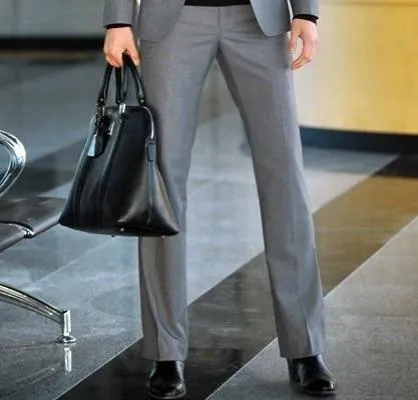 Men Dress Pants Male Slim Fit Dress Trousers Mens Fashion Brand Black Business Blazer