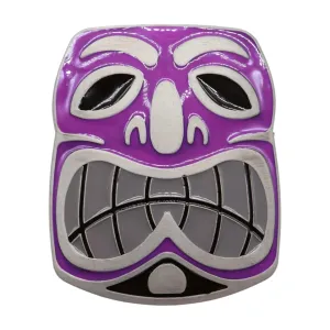 Men Women Silver Metal Belt Buckle Tiki Statue