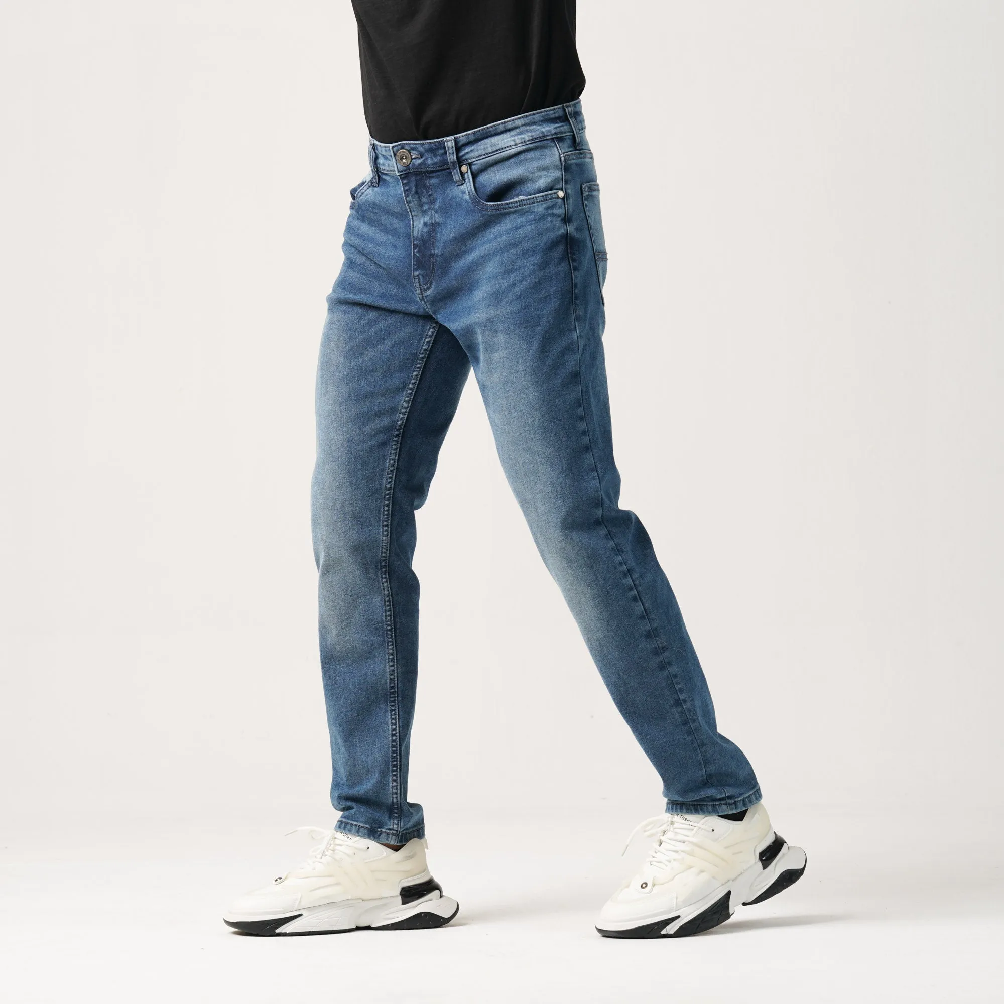 Mens Denim Pant-Blue