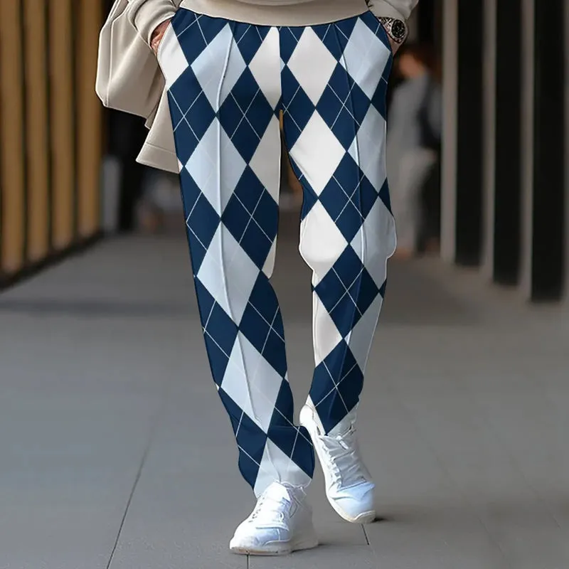 Men's Spring And Autumn Loose Straight Leg Casual Pants 2412003301