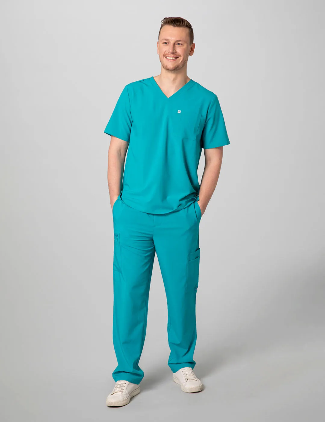Mens Straight Leg Scrub Pants