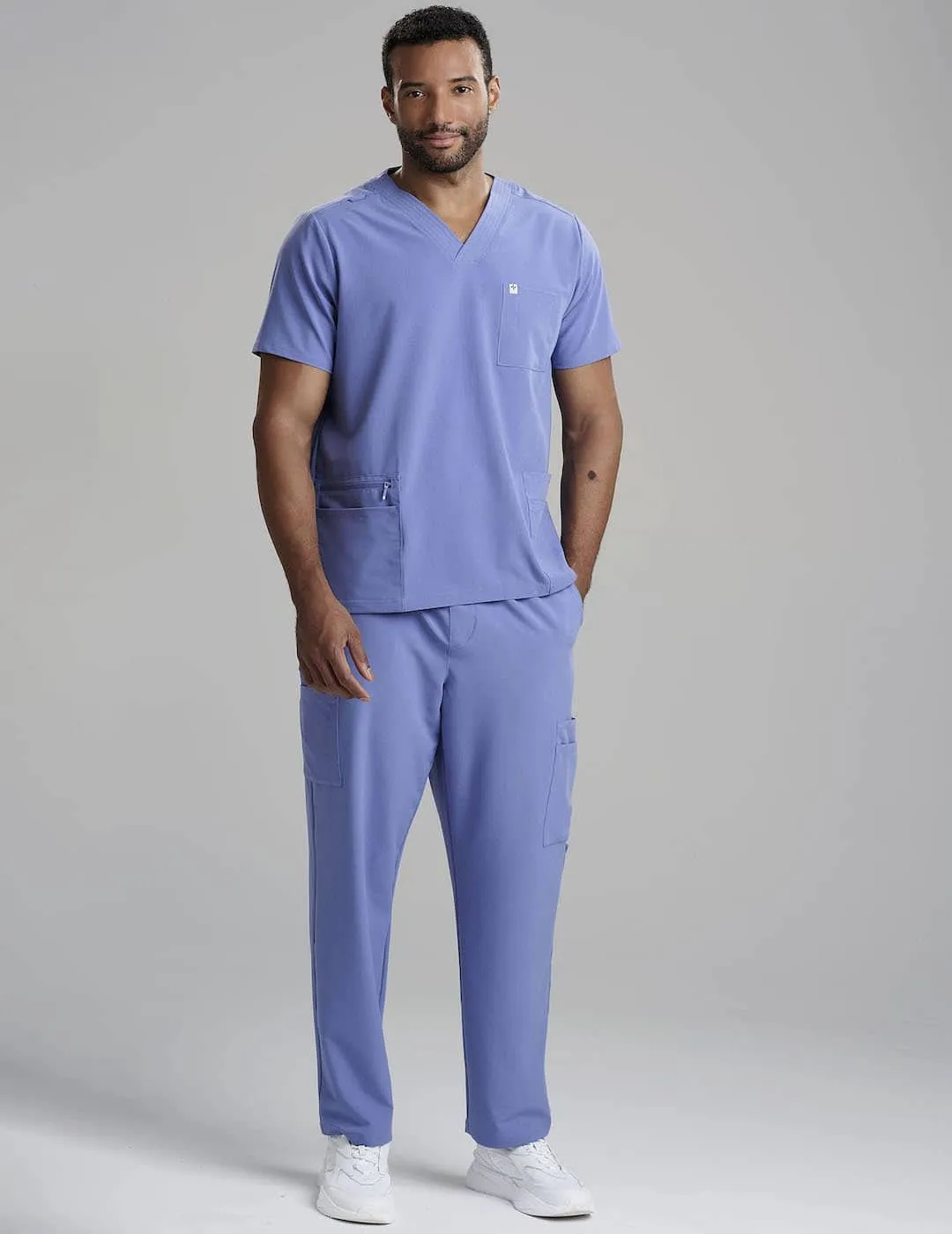 Mens Straight Leg Scrub Pants