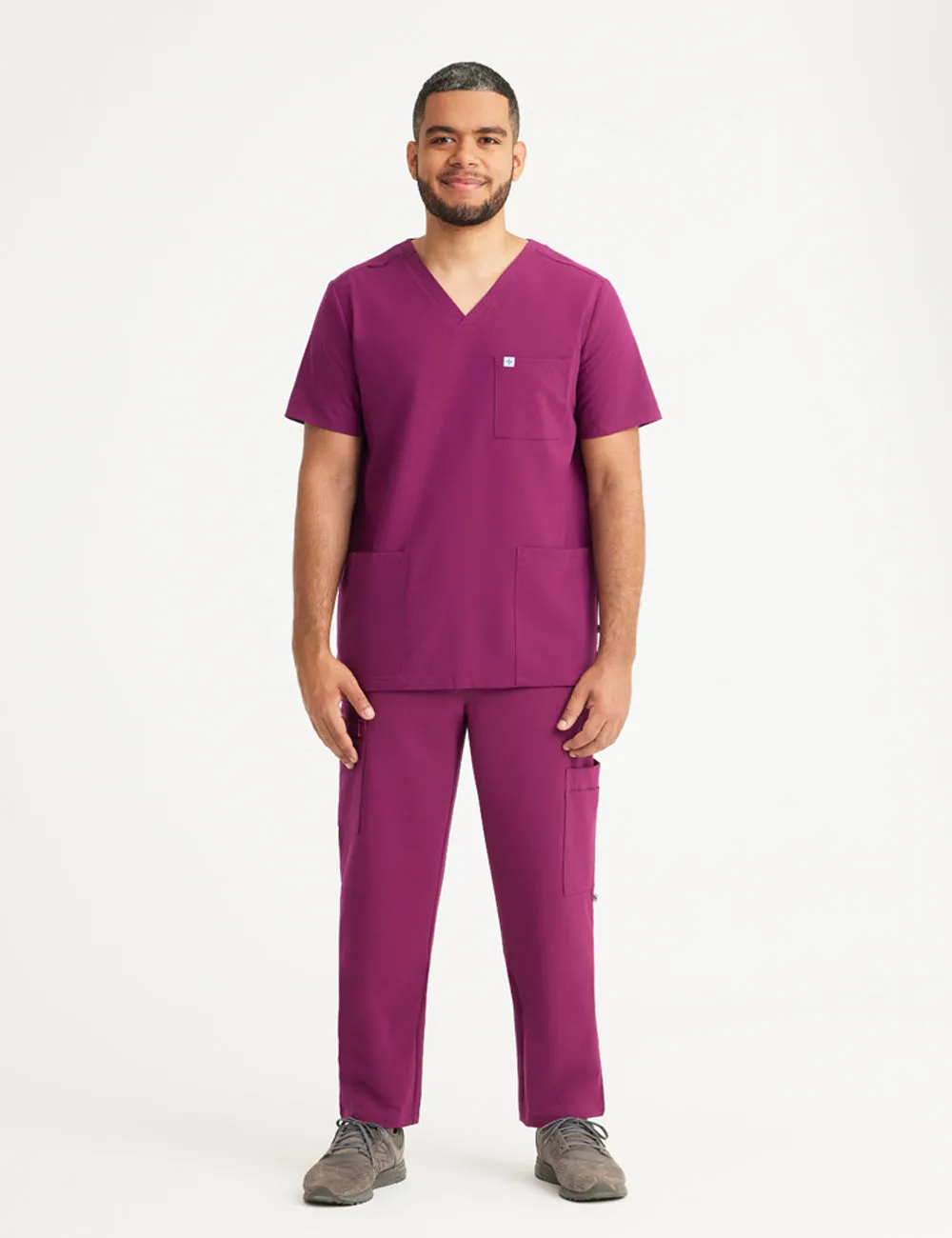 Mens Straight Leg Scrub Pants