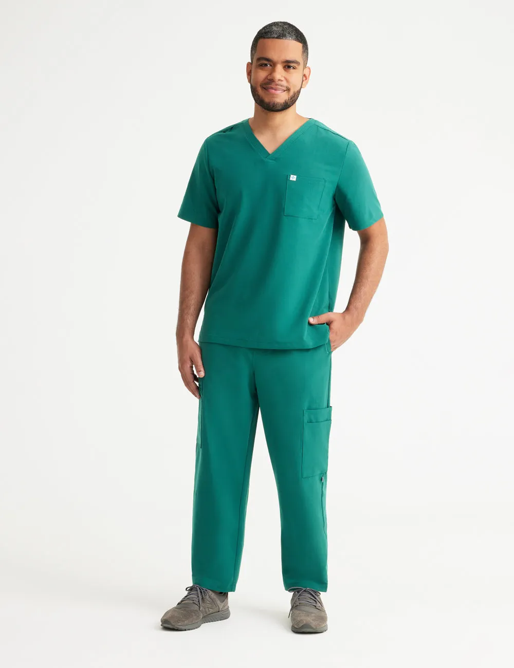 Mens Straight Leg Scrub Pants