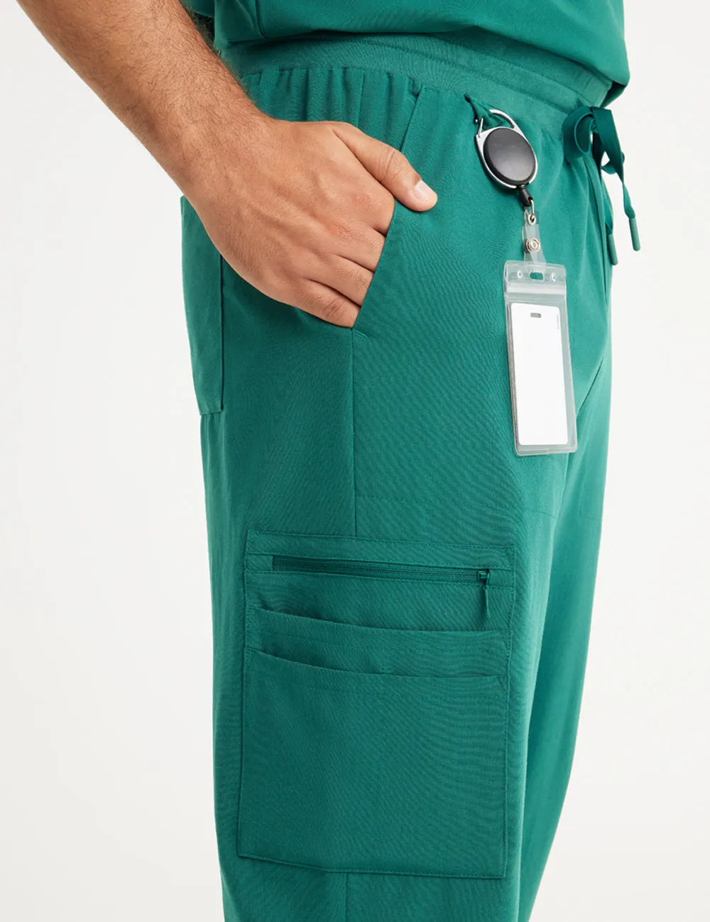 Mens Straight Leg Scrub Pants