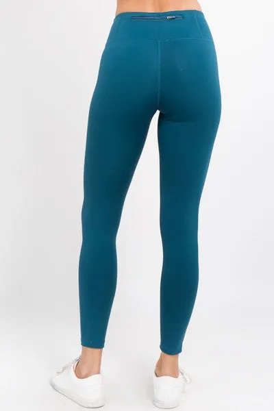 Mesh Colorblock Tight - Teal