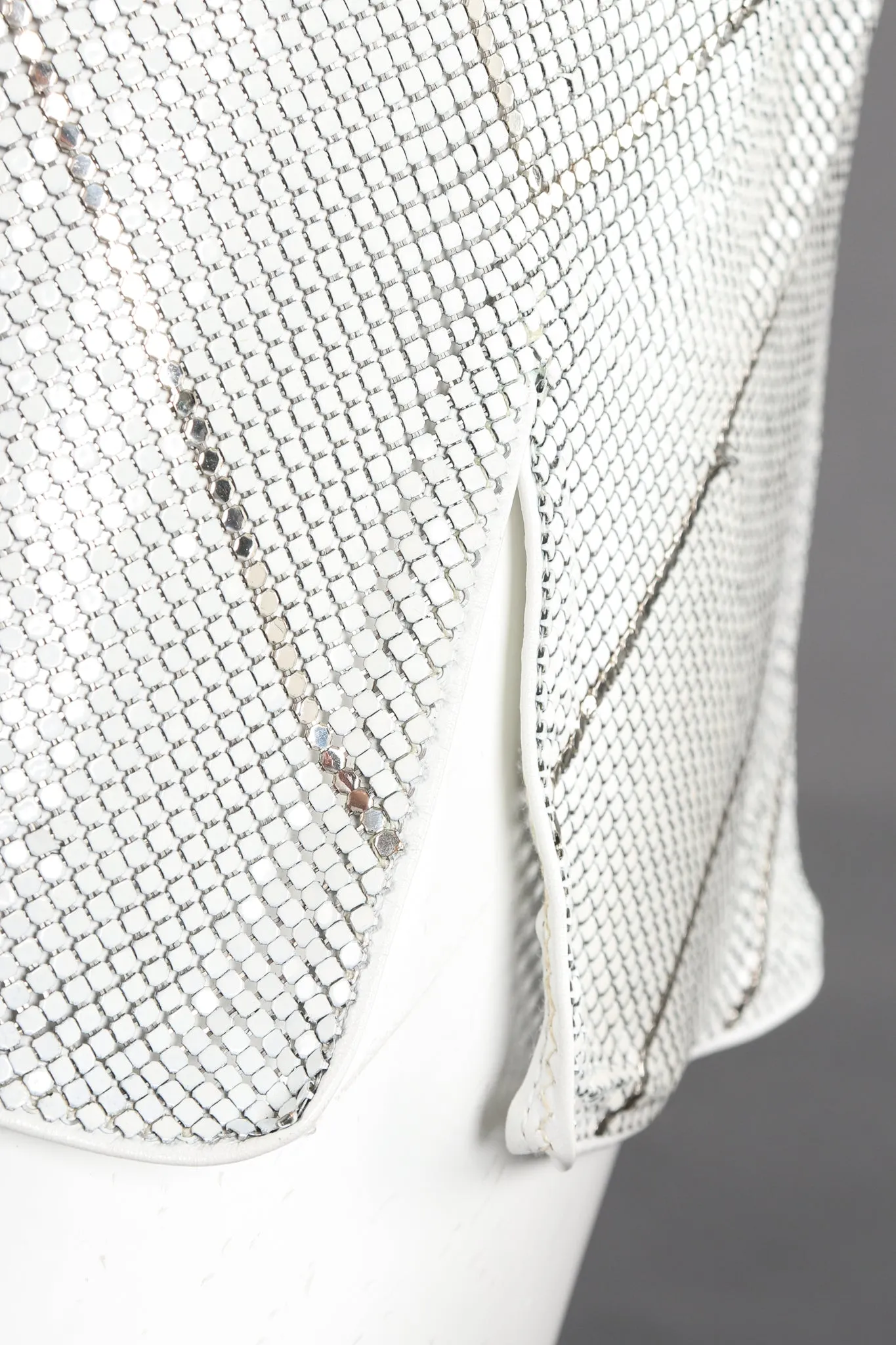 Metal Mesh Stripe Tee