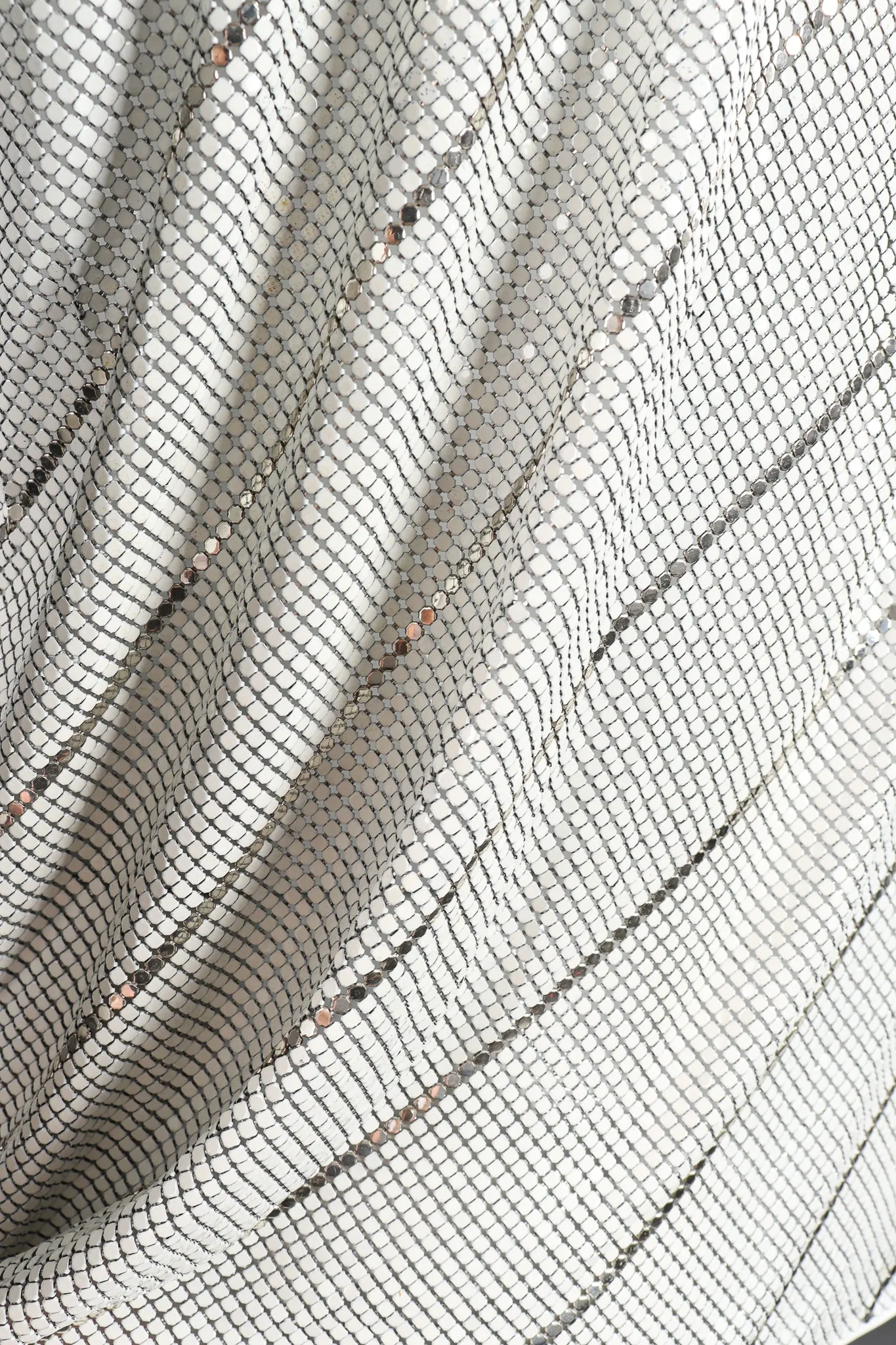 Metal Mesh Stripe Tee