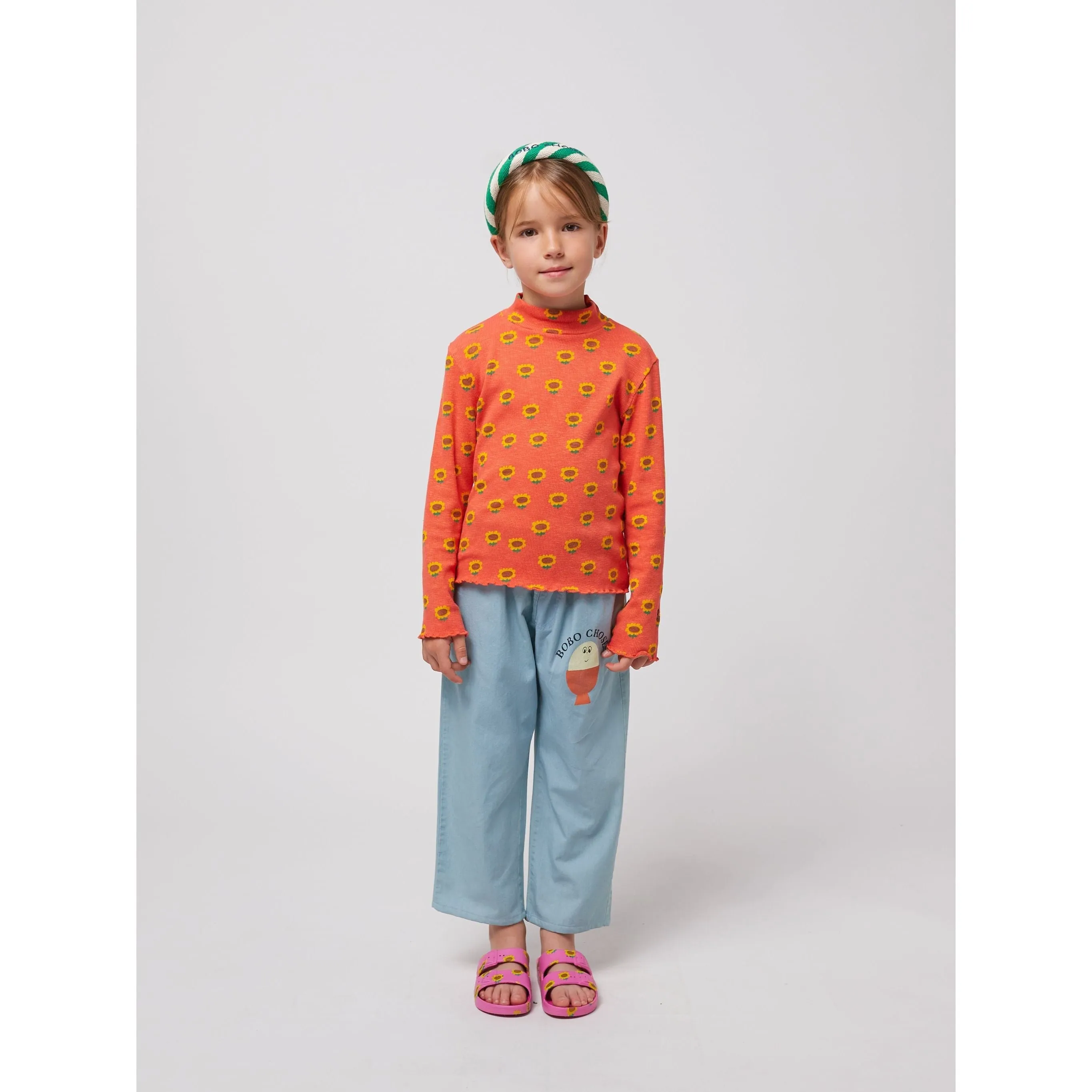 Morning Egg Light Denim Pants