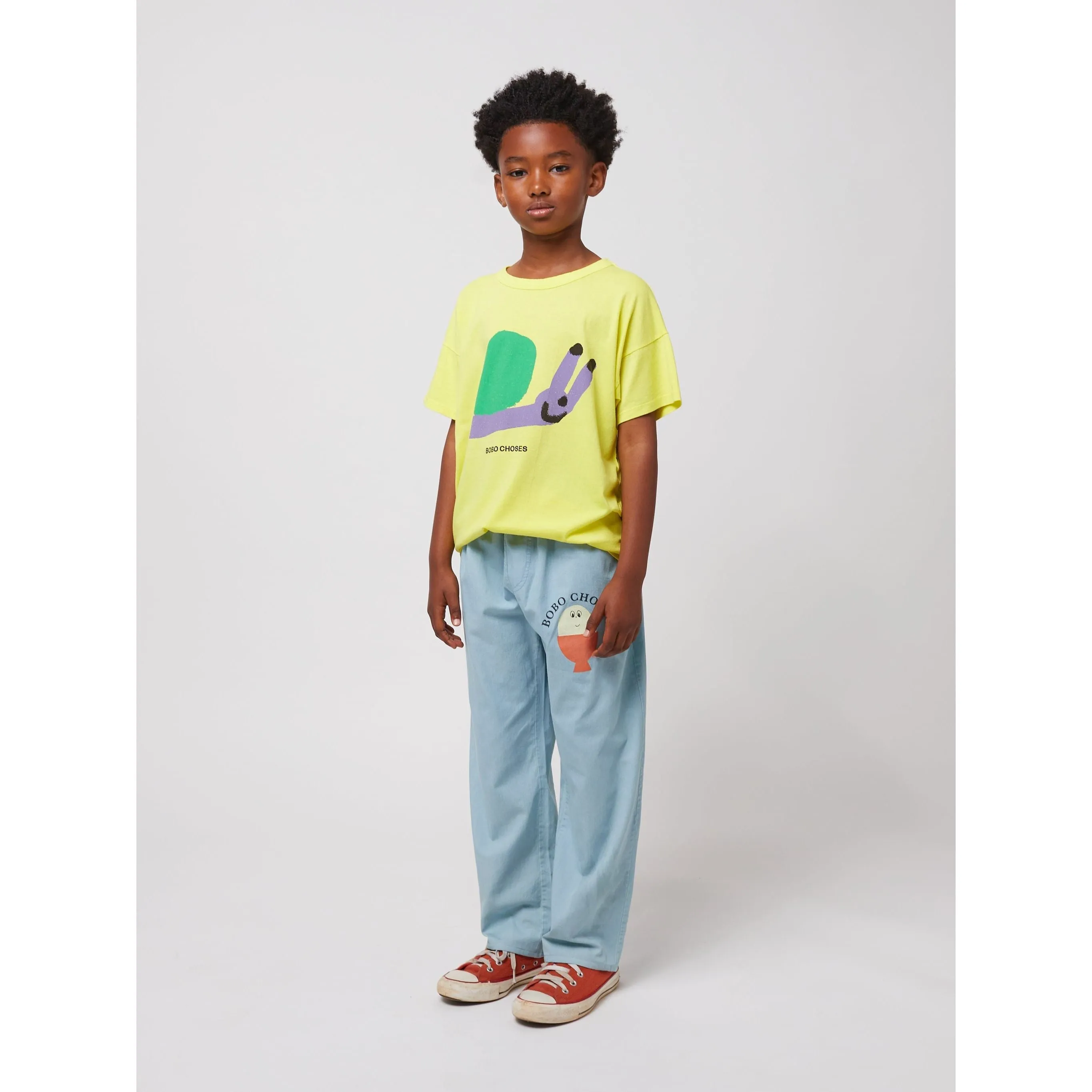 Morning Egg Light Denim Pants