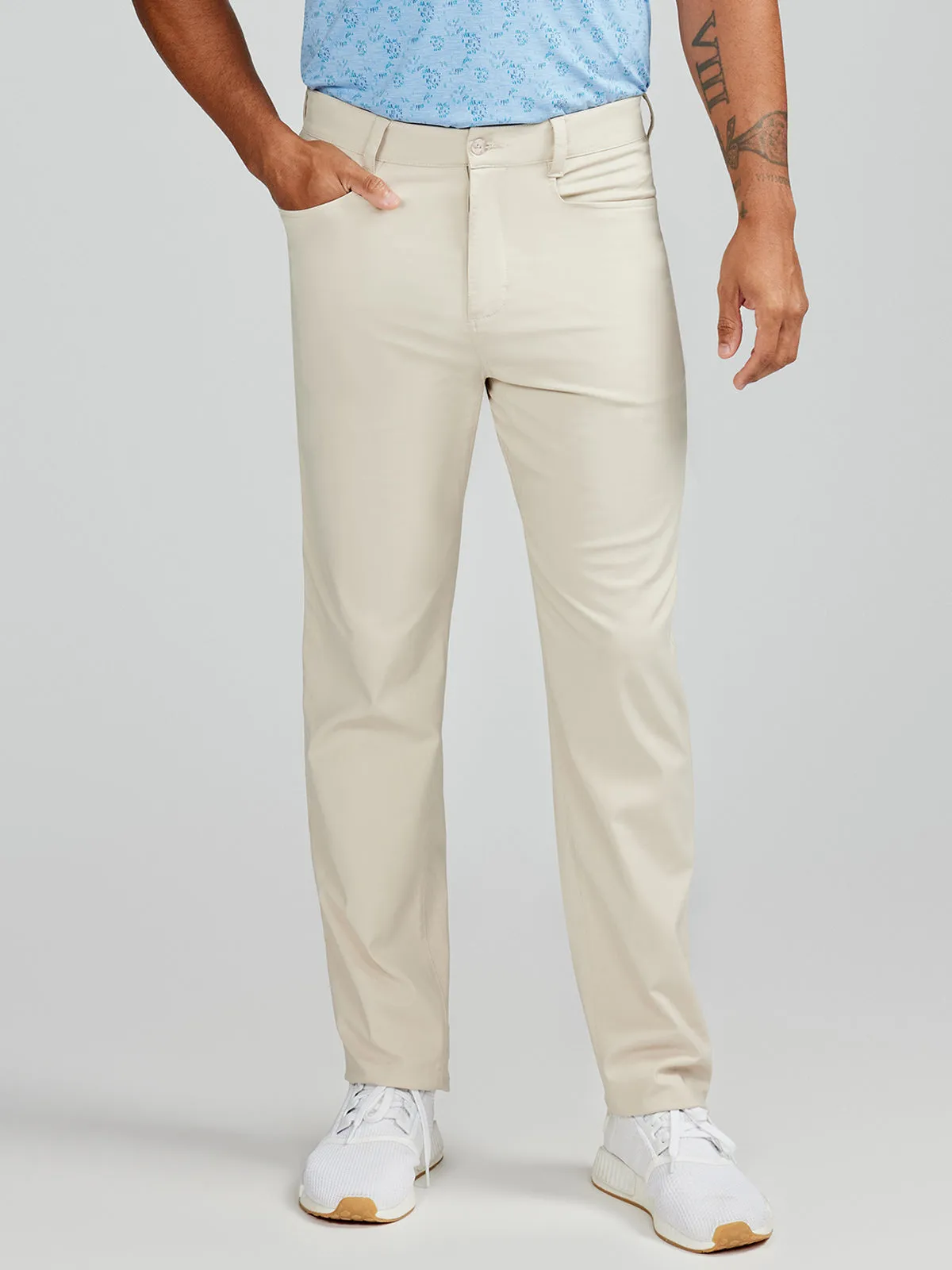 Motion Pant Straight Fit - Light Stone