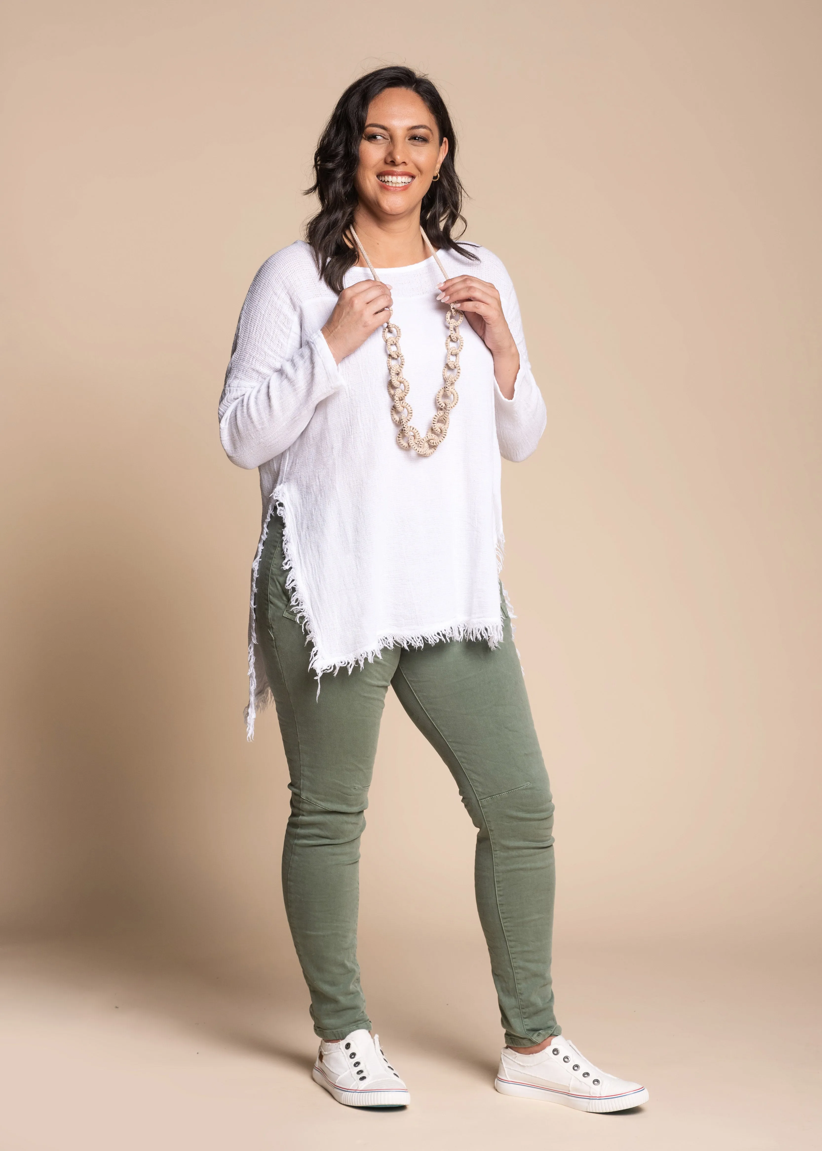 Nessie Pants in Olive