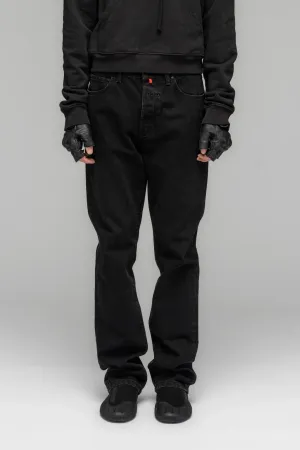 NEW CLASSIC STRAIGHT LEG JEAN - WASHED BLACK