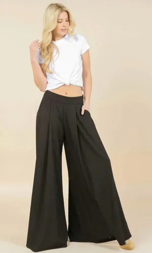 PALAZZO BLACK PANTS