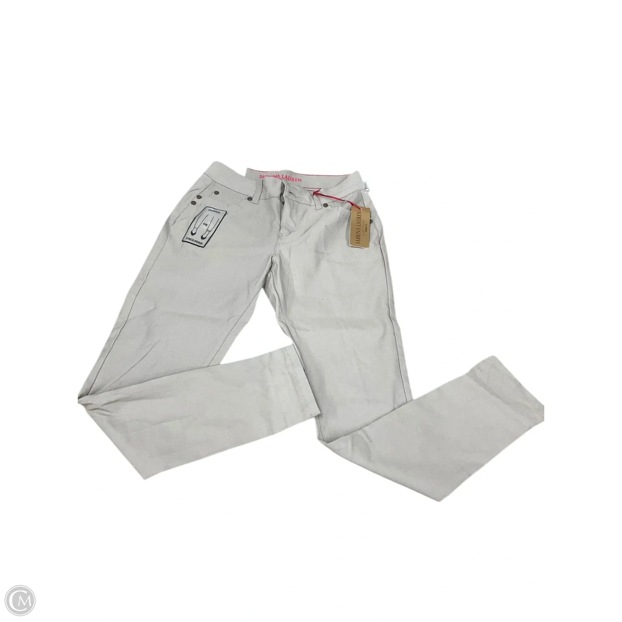 Pants Cropped By Clothes Mentor In Tan, Size: 8