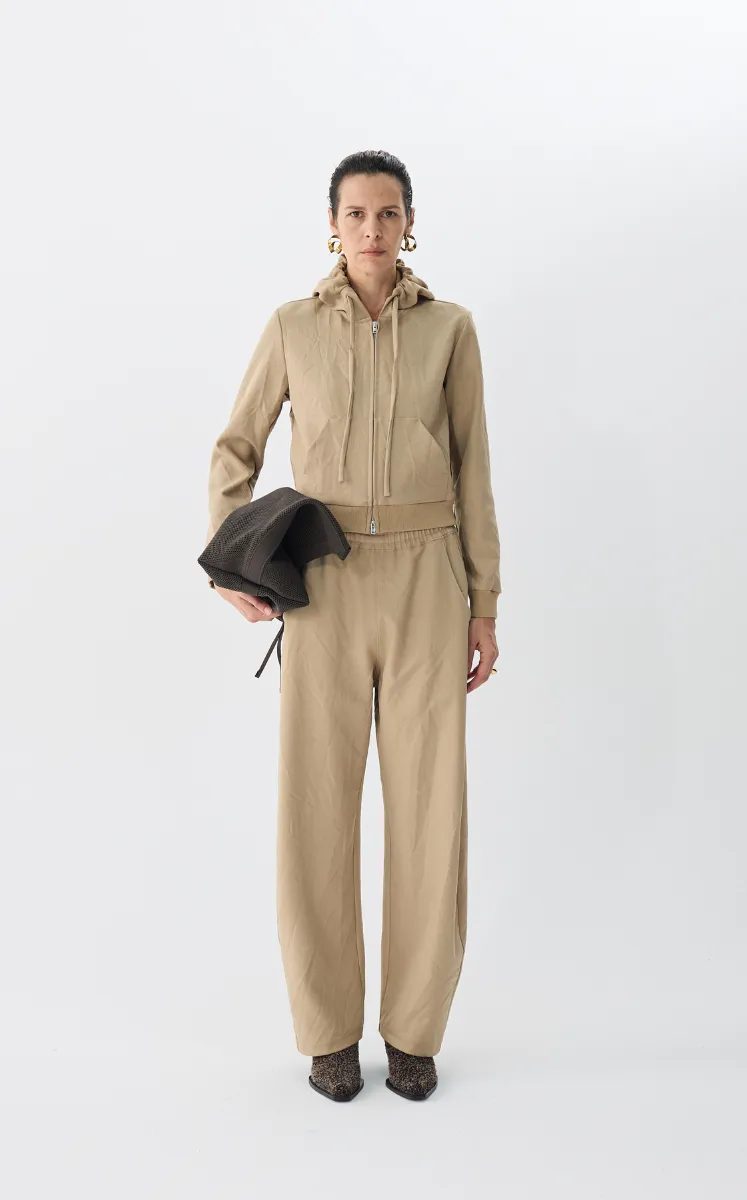Pants / JNBY Crinkled Twill Drawstring Banana Pants
